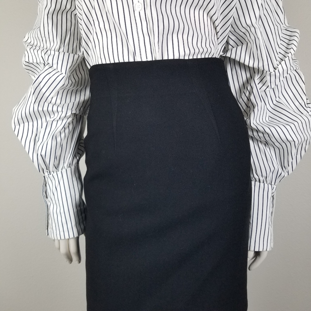 Style Mafia x Free People Striped Voluminous Balloon Sleeve Shirt Size S/M - Picture 5 of 14